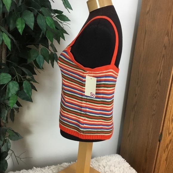 So XXL multi Color sweater tank - Picture 15 of 15